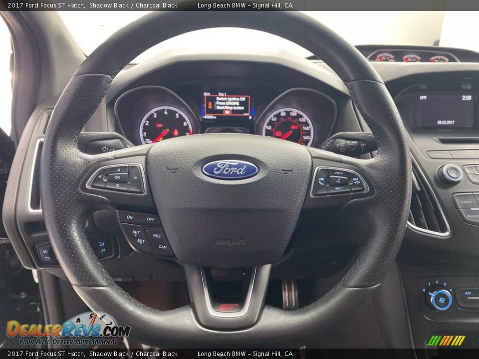 2017 Ford Focus ST Hatch Steering Wheel Photo #19