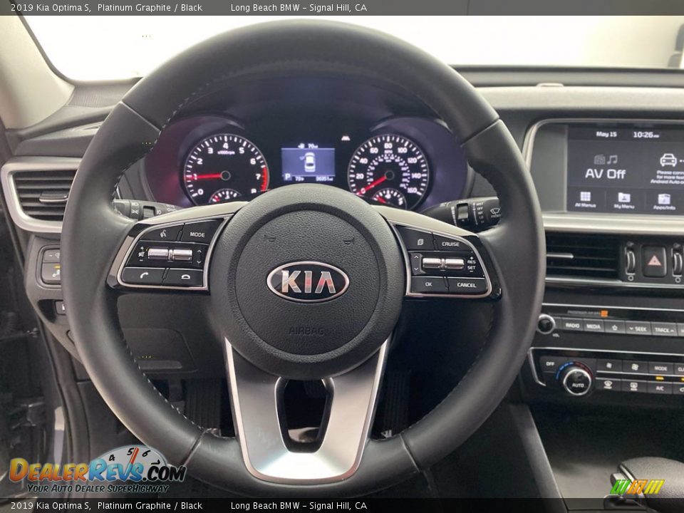 2019 Kia Optima S Platinum Graphite / Black Photo #18