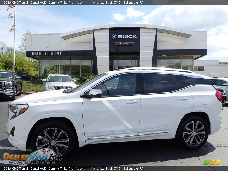 2019 GMC Terrain Denali AWD Summit White / Jet Black Photo #1