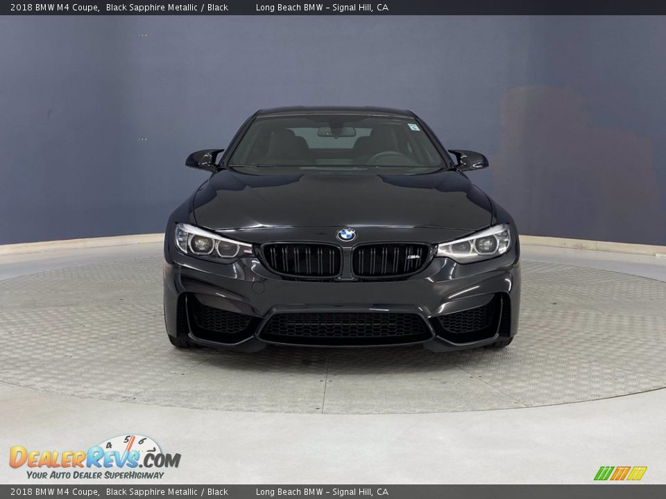 2018 BMW M4 Coupe Black Sapphire Metallic / Black Photo #2