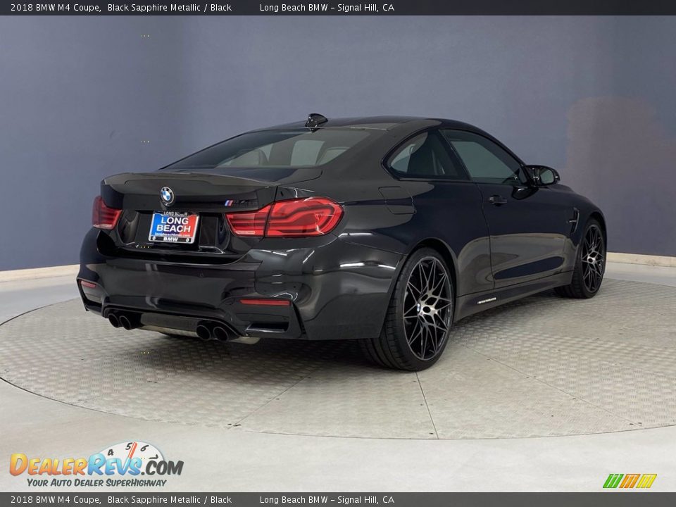 2018 BMW M4 Coupe Black Sapphire Metallic / Black Photo #5