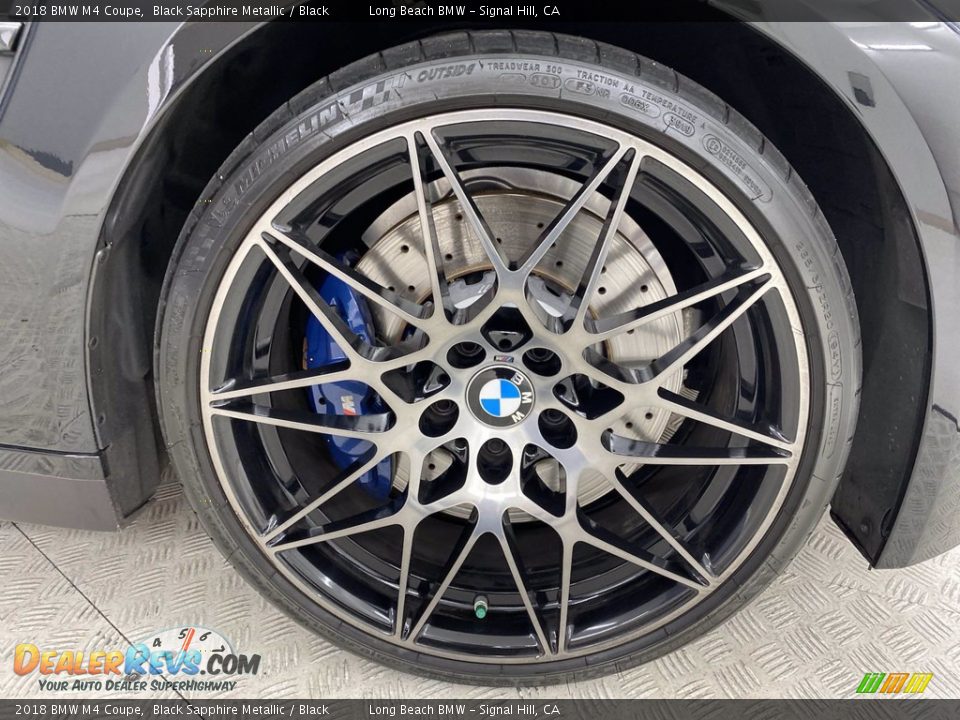 2018 BMW M4 Coupe Black Sapphire Metallic / Black Photo #6