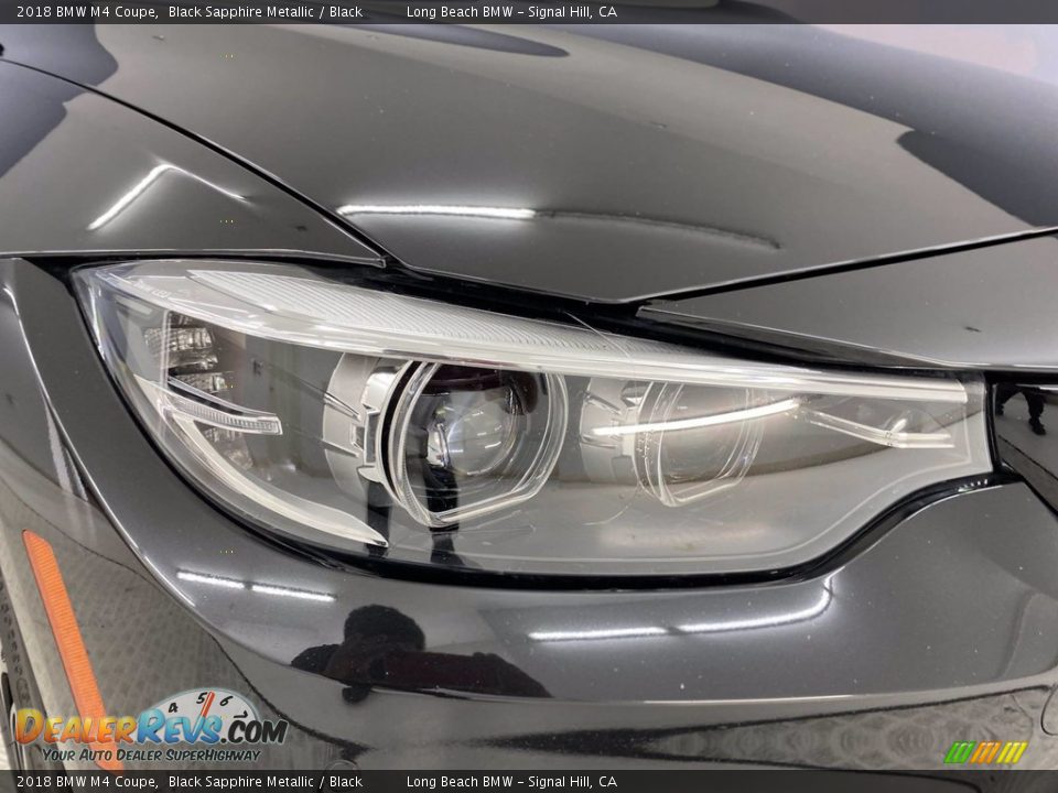 2018 BMW M4 Coupe Black Sapphire Metallic / Black Photo #7