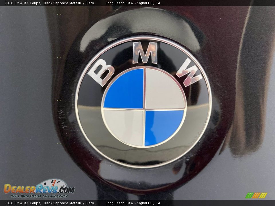 2018 BMW M4 Coupe Black Sapphire Metallic / Black Photo #10