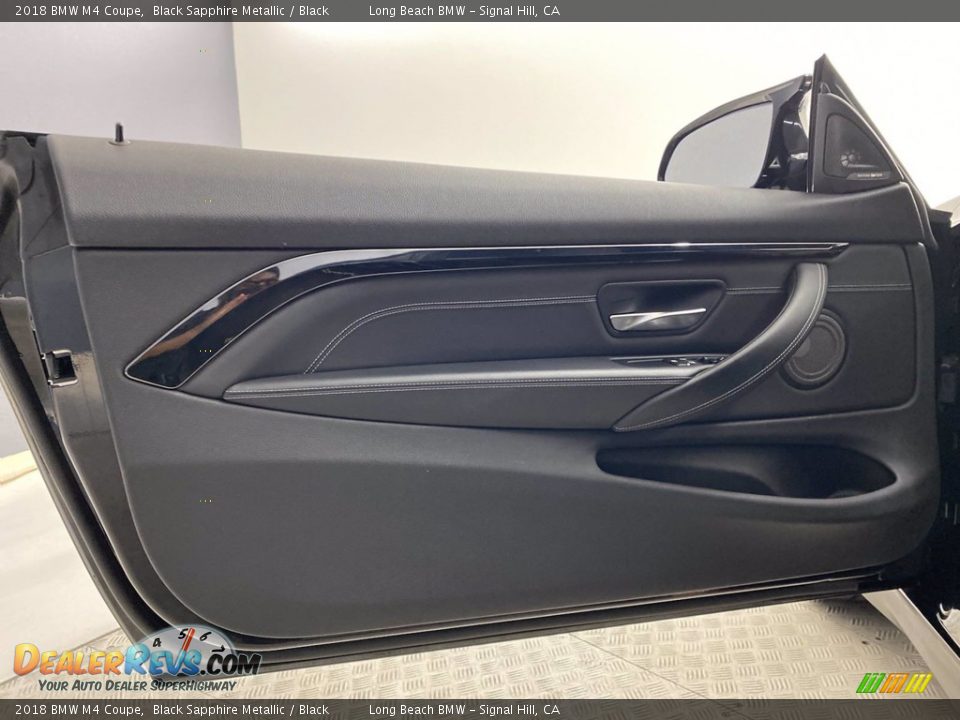 2018 BMW M4 Coupe Black Sapphire Metallic / Black Photo #13
