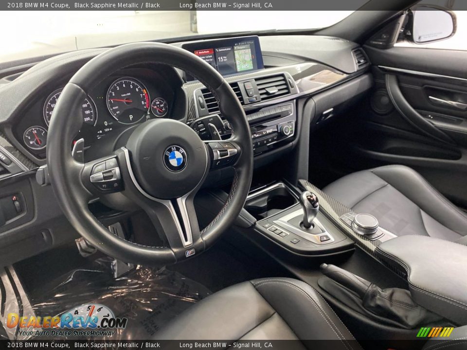 2018 BMW M4 Coupe Black Sapphire Metallic / Black Photo #16