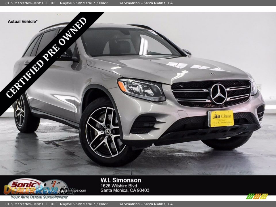 2019 Mercedes-Benz GLC 300 Mojave Silver Metallic / Black Photo #1