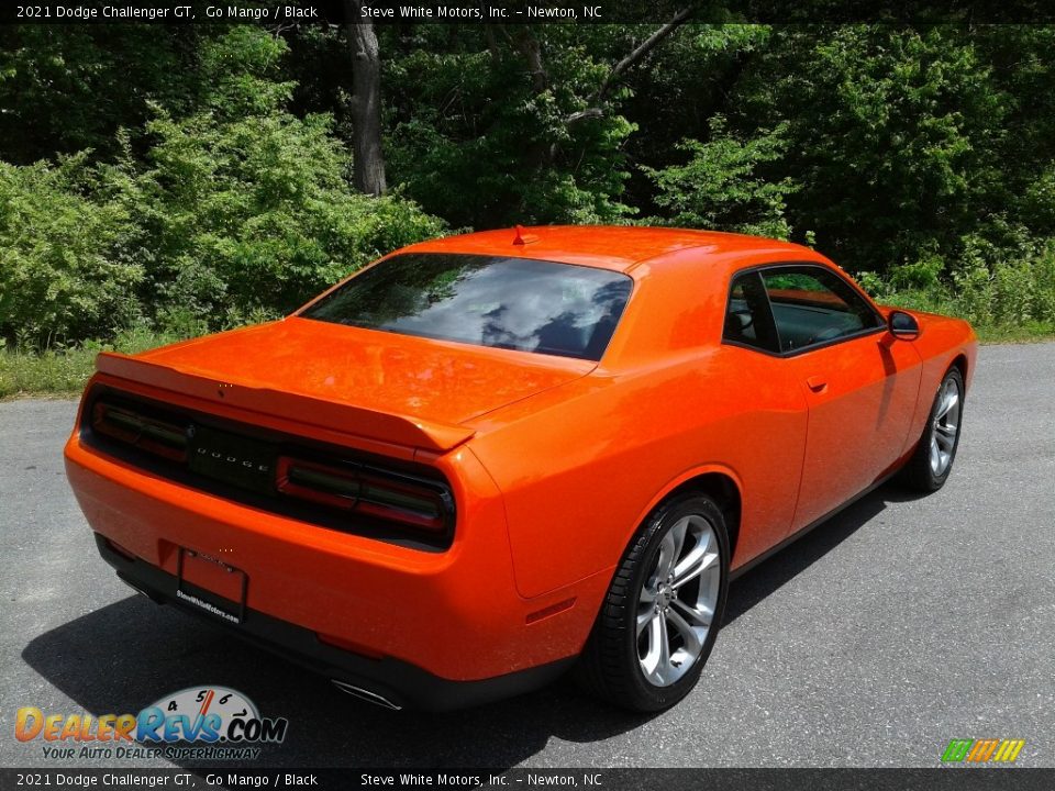 2021 Dodge Challenger GT Go Mango / Black Photo #6