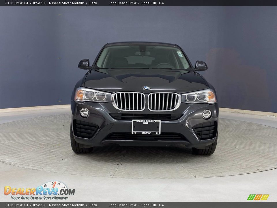 2016 BMW X4 xDrive28i Mineral Silver Metallic / Black Photo #2