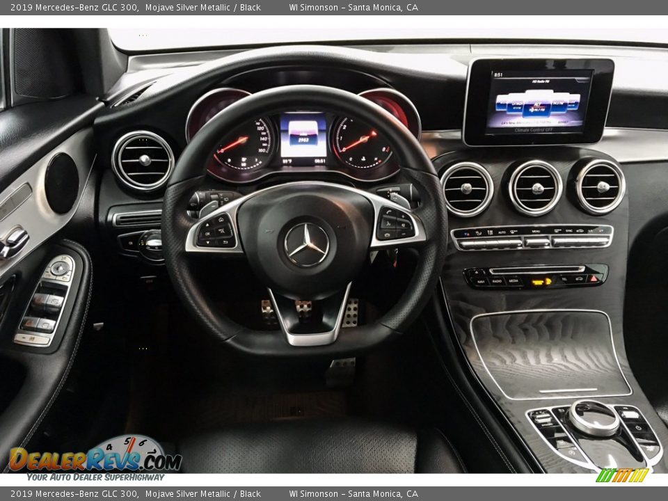 2019 Mercedes-Benz GLC 300 Mojave Silver Metallic / Black Photo #4