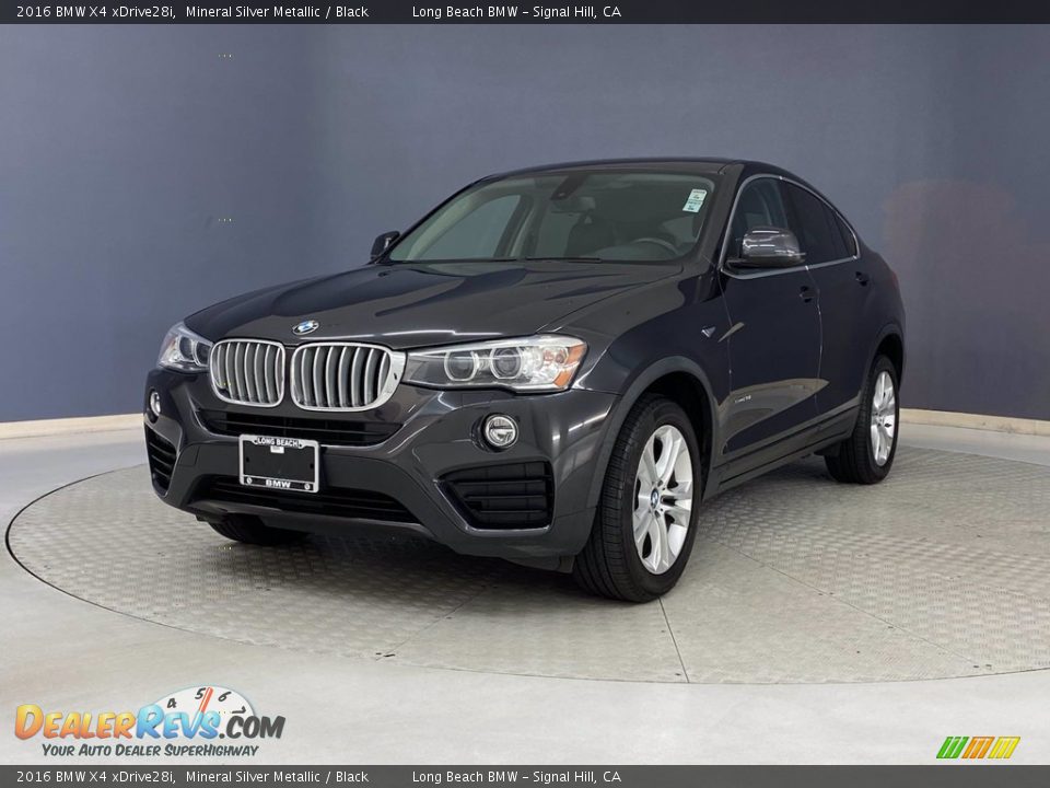 2016 BMW X4 xDrive28i Mineral Silver Metallic / Black Photo #3