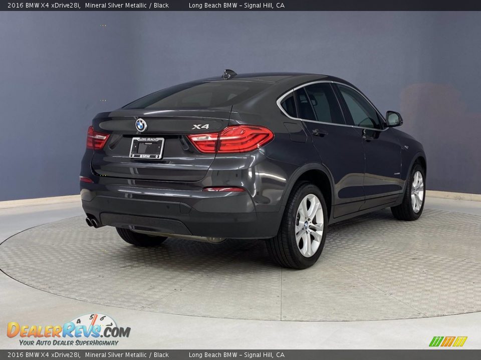 2016 BMW X4 xDrive28i Mineral Silver Metallic / Black Photo #5