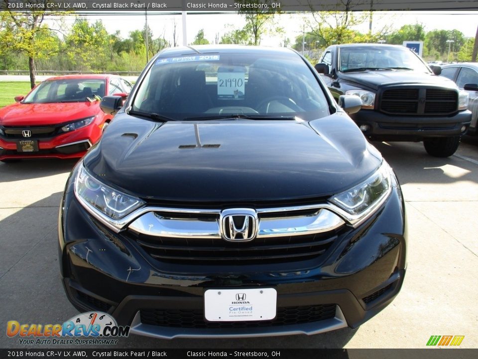 2018 Honda CR-V LX AWD Crystal Black Pearl / Black Photo #2