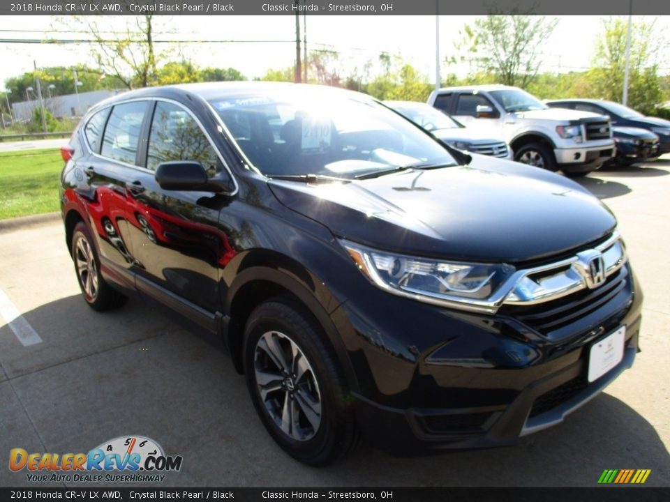 2018 Honda CR-V LX AWD Crystal Black Pearl / Black Photo #3