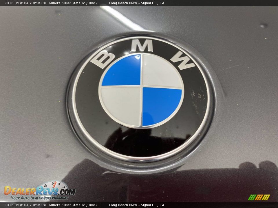 2016 BMW X4 xDrive28i Mineral Silver Metallic / Black Photo #8