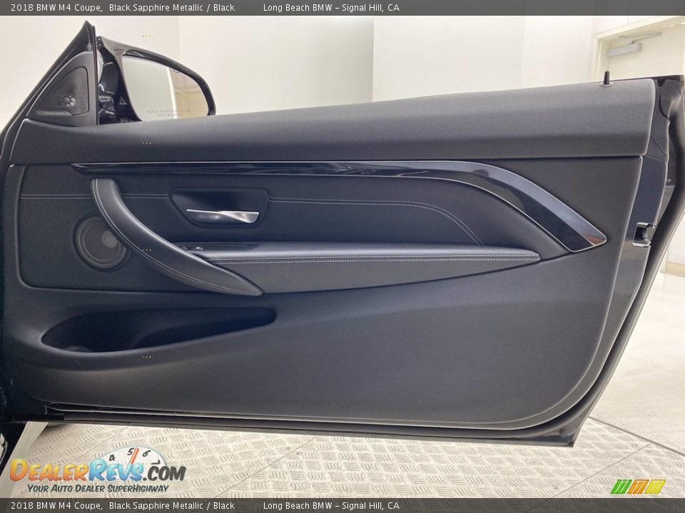 2018 BMW M4 Coupe Black Sapphire Metallic / Black Photo #31