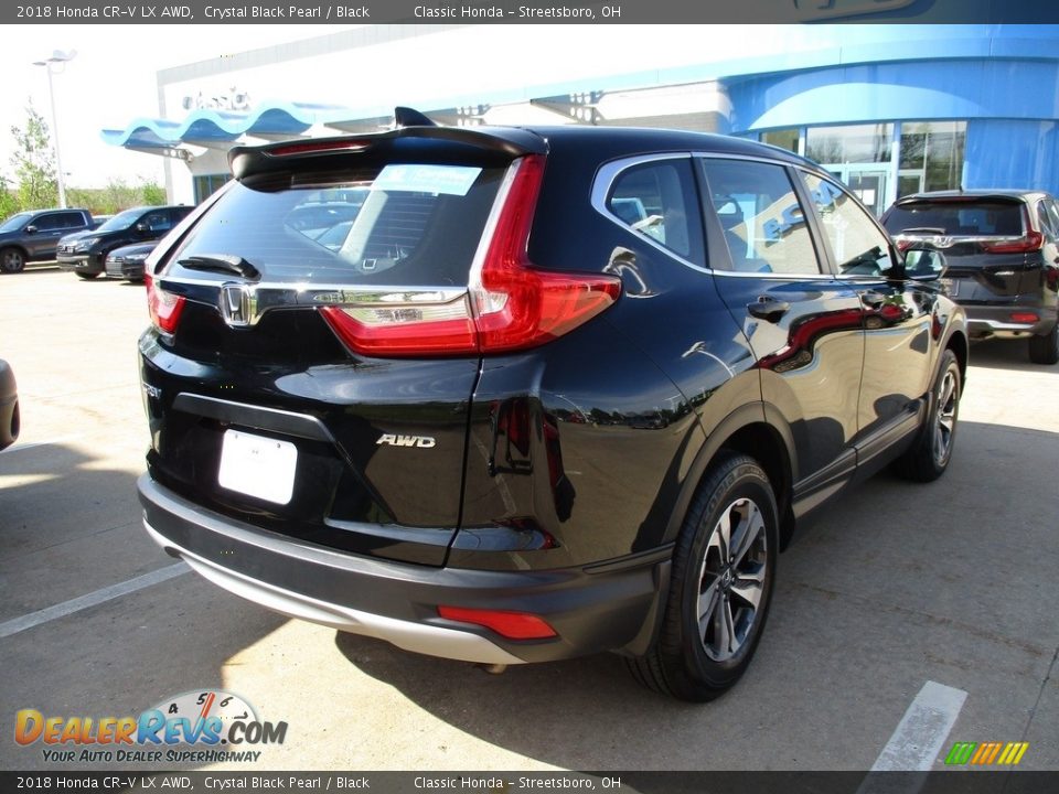 2018 Honda CR-V LX AWD Crystal Black Pearl / Black Photo #7