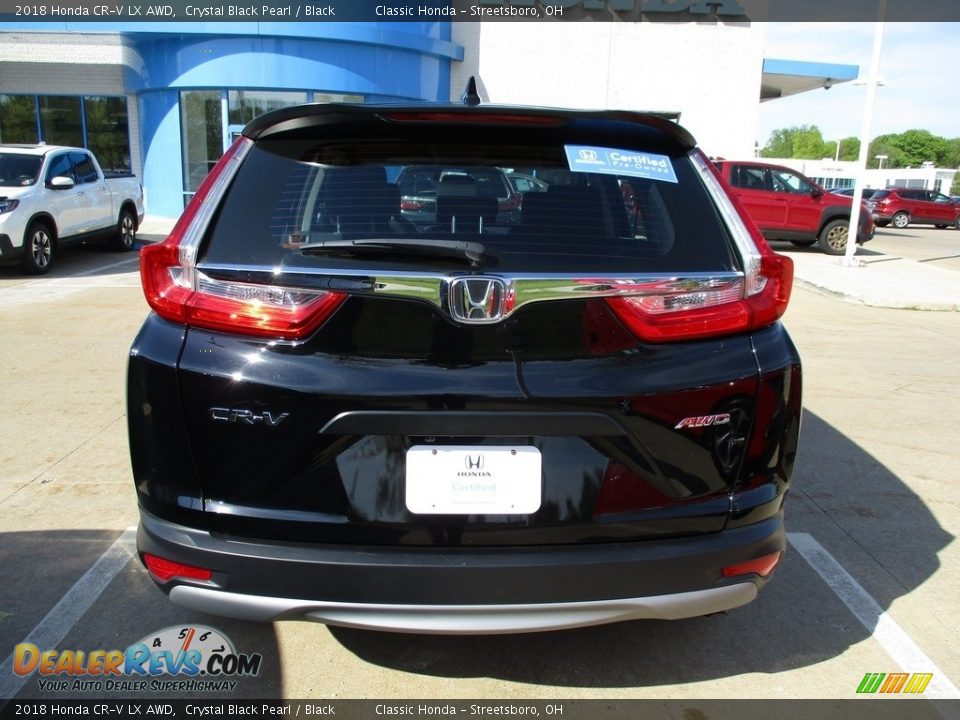 2018 Honda CR-V LX AWD Crystal Black Pearl / Black Photo #8