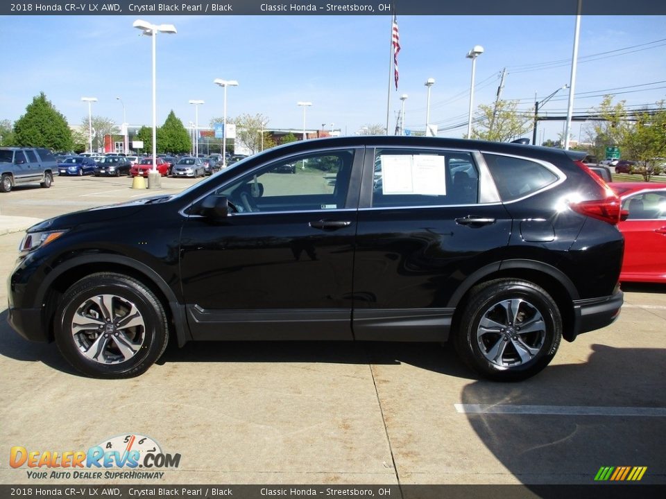 2018 Honda CR-V LX AWD Crystal Black Pearl / Black Photo #10