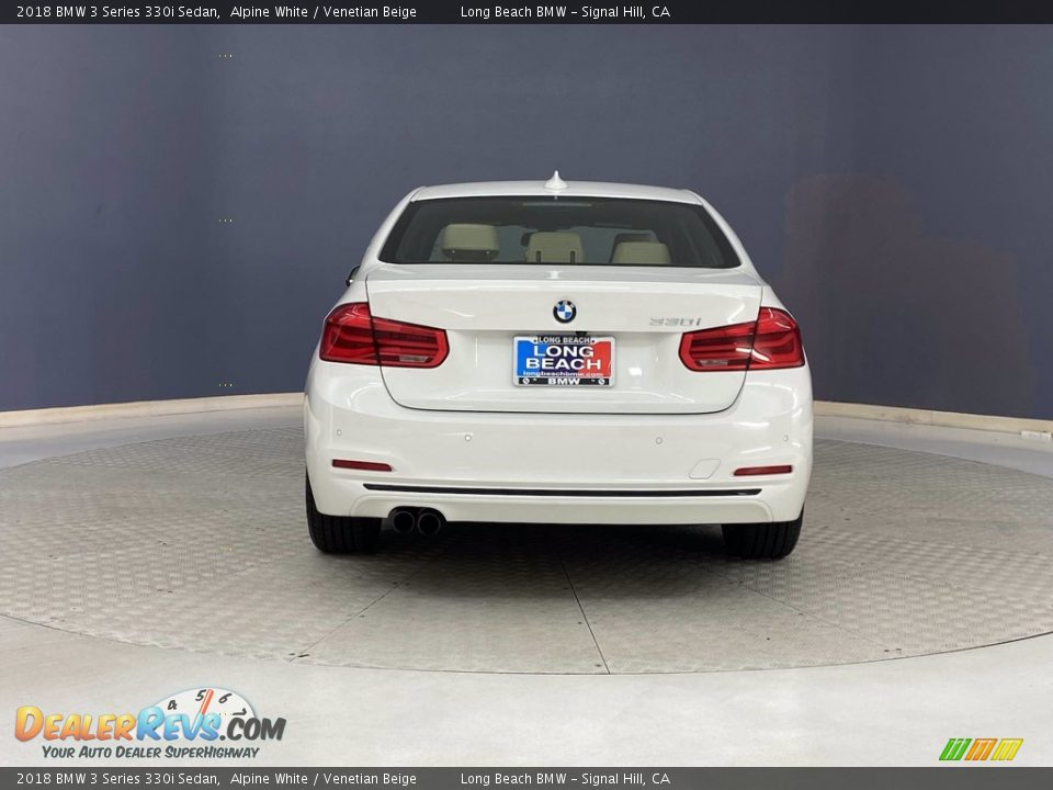 2018 BMW 3 Series 330i Sedan Alpine White / Venetian Beige Photo #4