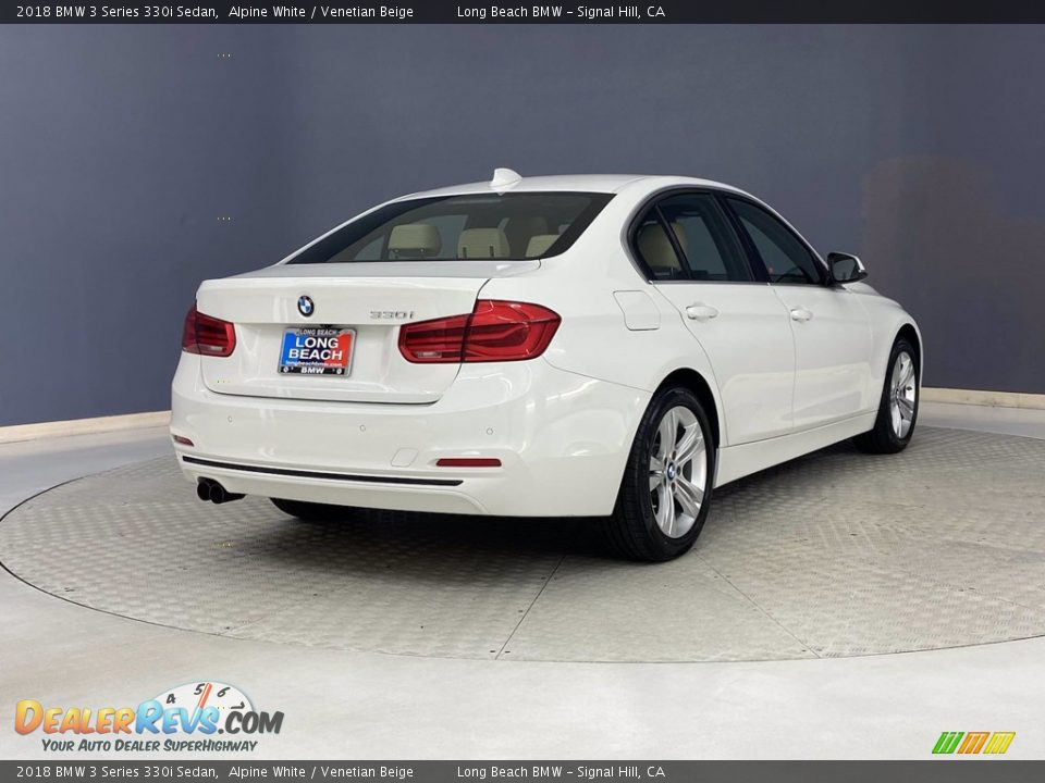 2018 BMW 3 Series 330i Sedan Alpine White / Venetian Beige Photo #5