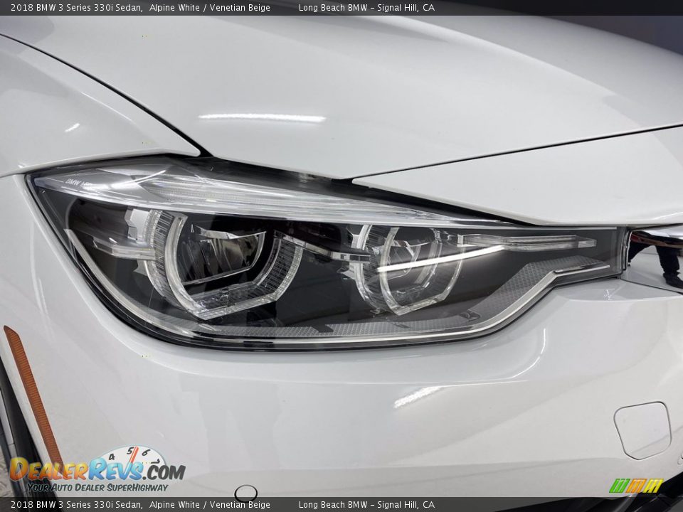 2018 BMW 3 Series 330i Sedan Alpine White / Venetian Beige Photo #7