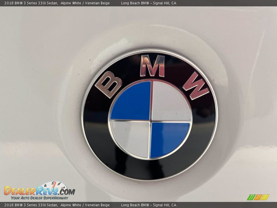 2018 BMW 3 Series 330i Sedan Alpine White / Venetian Beige Photo #10