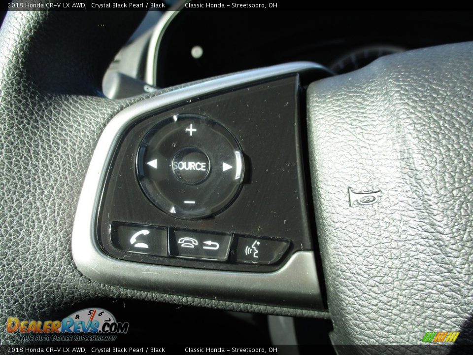 2018 Honda CR-V LX AWD Crystal Black Pearl / Black Photo #30