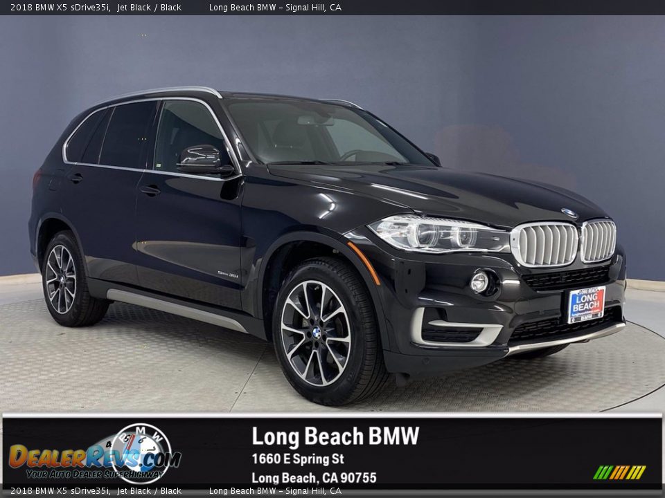 2018 BMW X5 sDrive35i Jet Black / Black Photo #1