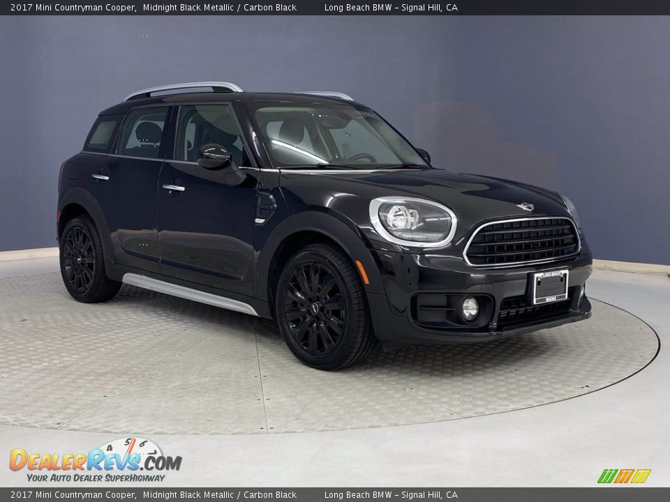 2017 Mini Countryman Cooper Midnight Black Metallic / Carbon Black Photo #1