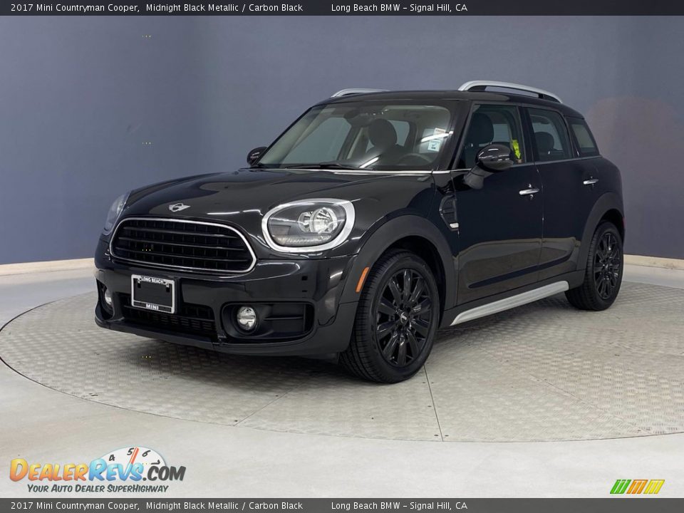 2017 Mini Countryman Cooper Midnight Black Metallic / Carbon Black Photo #3