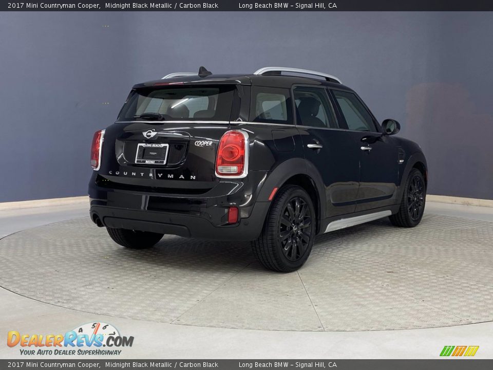 2017 Mini Countryman Cooper Midnight Black Metallic / Carbon Black Photo #5