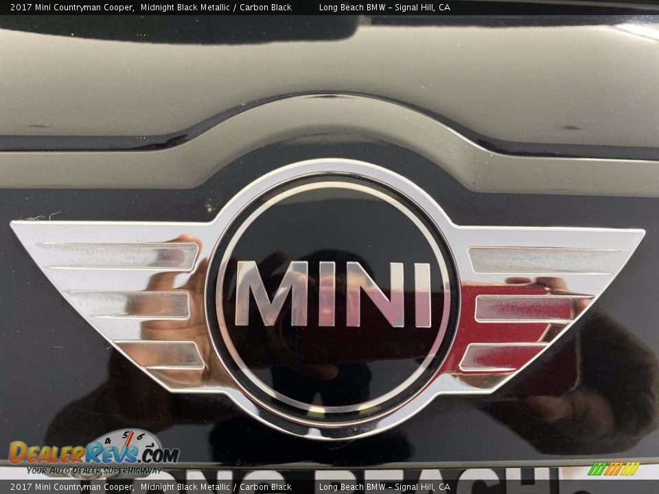 2017 Mini Countryman Cooper Midnight Black Metallic / Carbon Black Photo #10