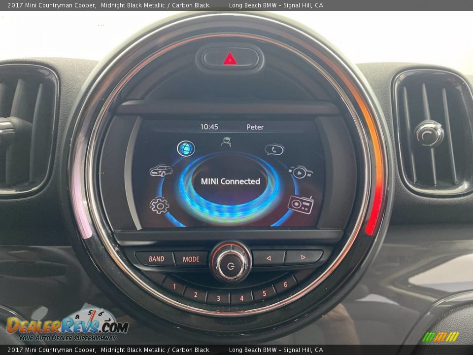 2017 Mini Countryman Cooper Midnight Black Metallic / Carbon Black Photo #24