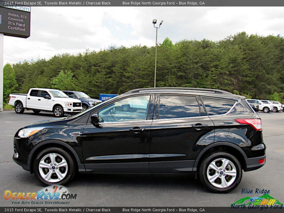 2015 Ford Escape SE Tuxedo Black Metallic / Charcoal Black Photo #2