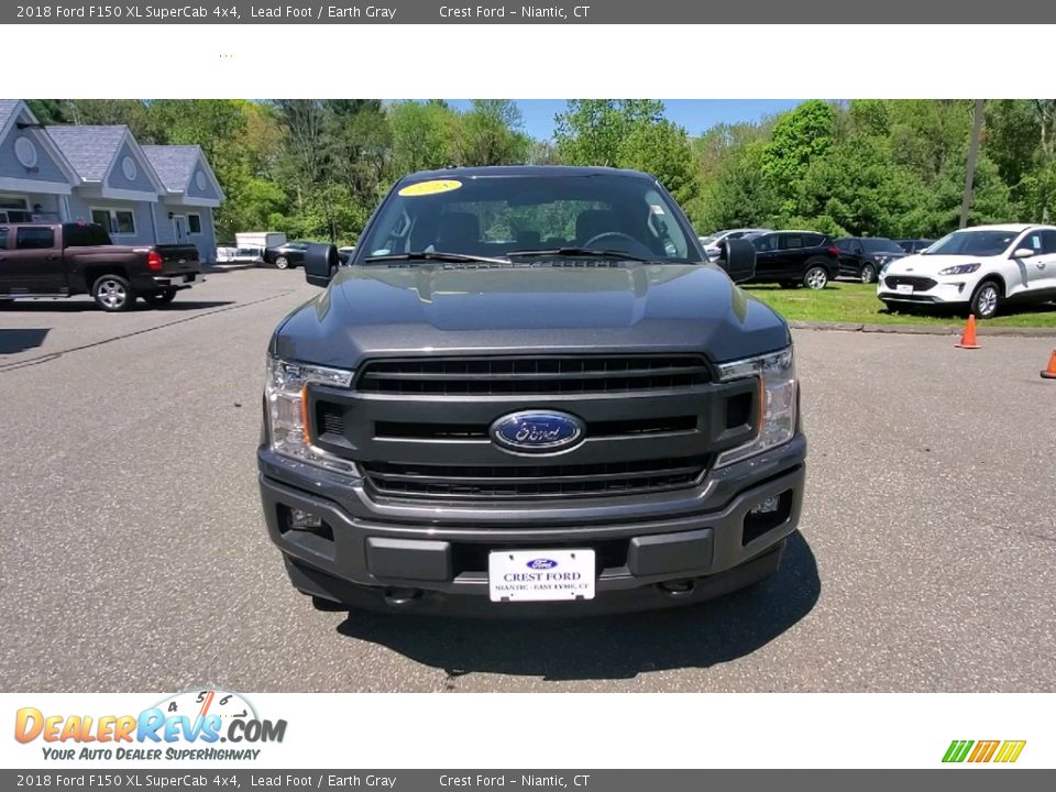 2018 Ford F150 XL SuperCab 4x4 Lead Foot / Earth Gray Photo #2