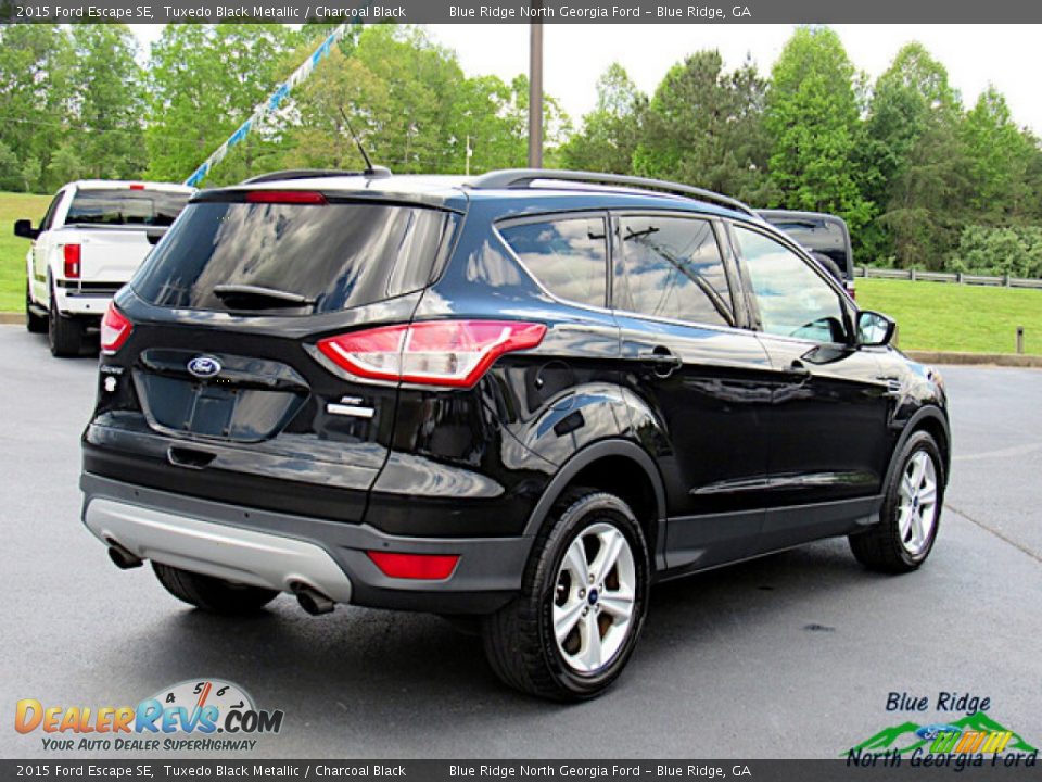 2015 Ford Escape SE Tuxedo Black Metallic / Charcoal Black Photo #5