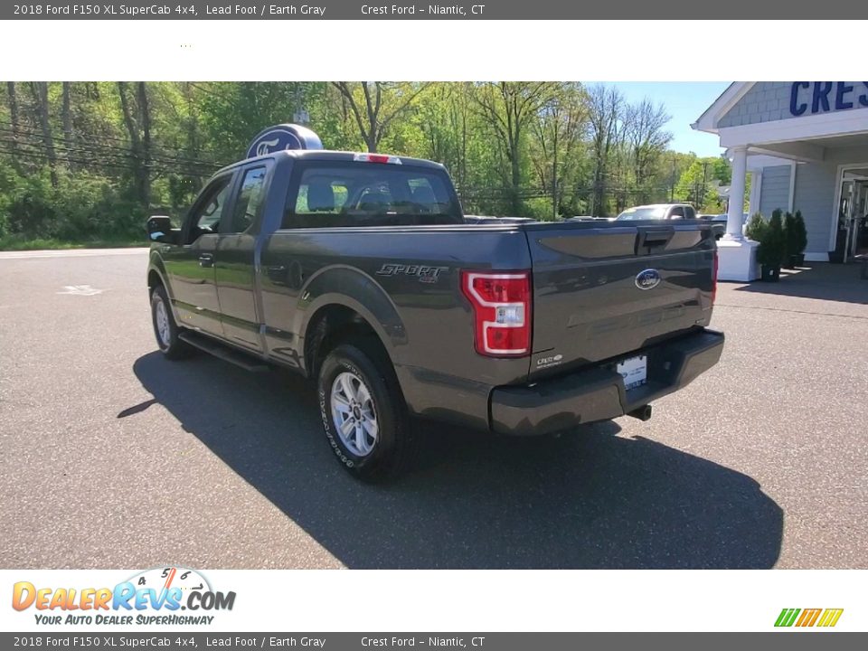 2018 Ford F150 XL SuperCab 4x4 Lead Foot / Earth Gray Photo #5