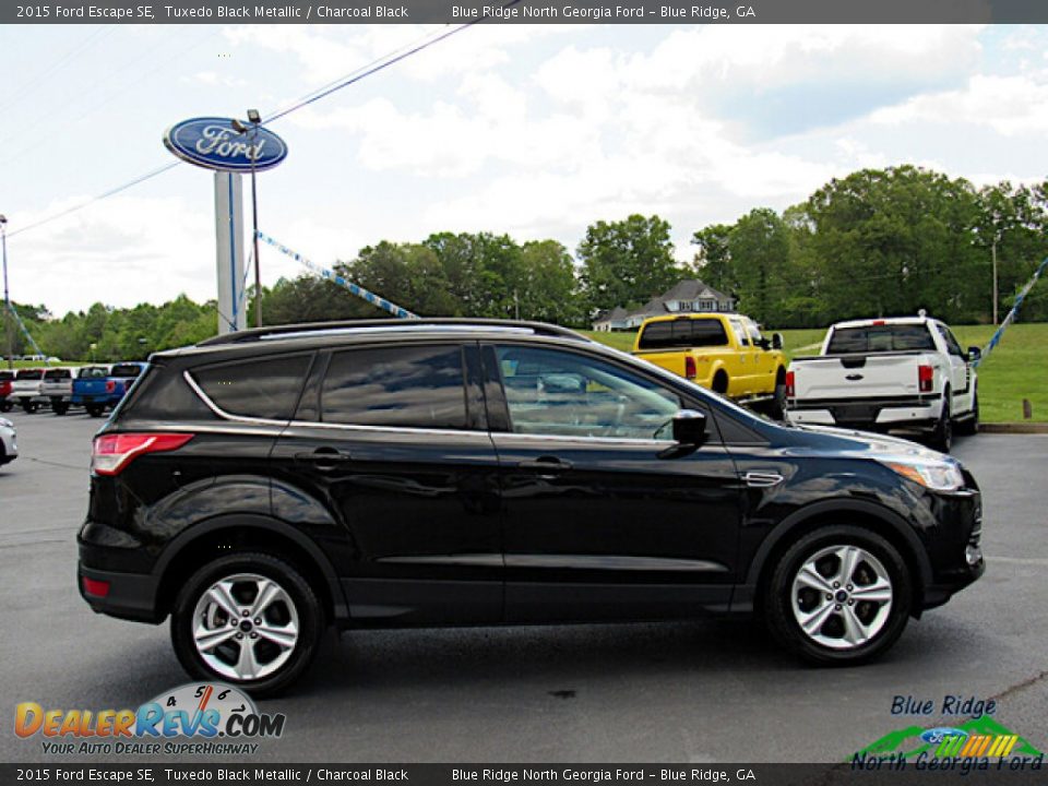 2015 Ford Escape SE Tuxedo Black Metallic / Charcoal Black Photo #6