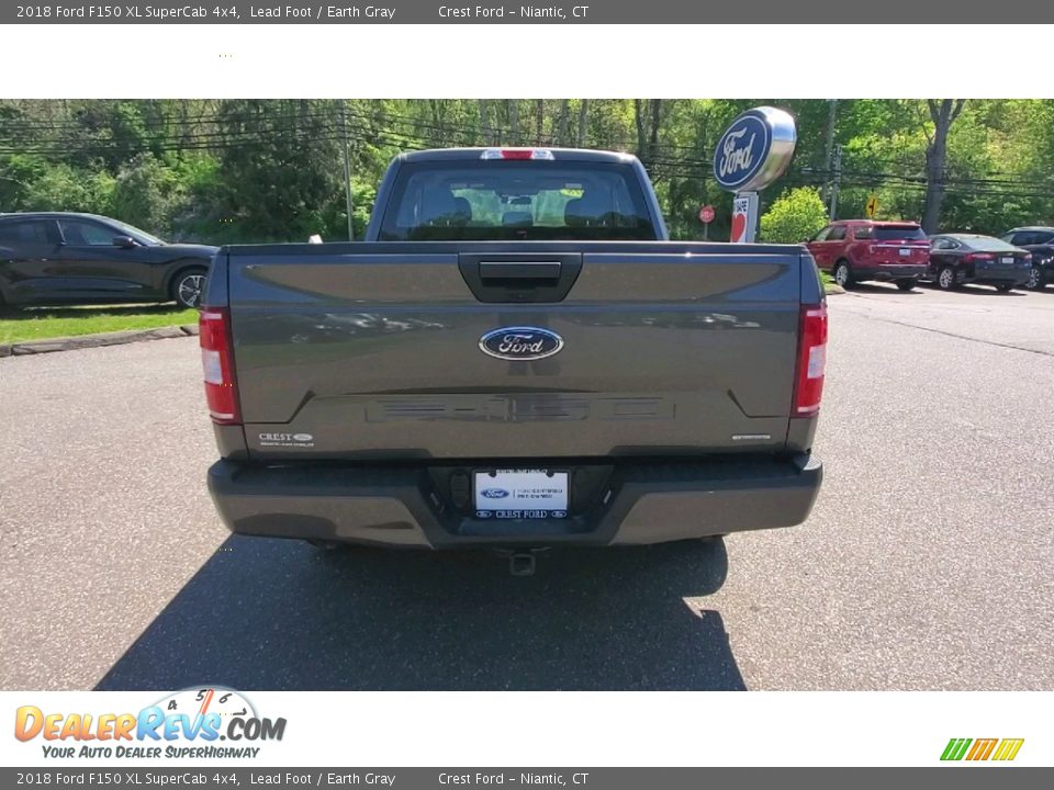 2018 Ford F150 XL SuperCab 4x4 Lead Foot / Earth Gray Photo #6