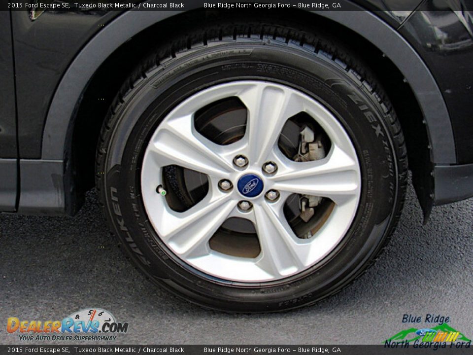 2015 Ford Escape SE Tuxedo Black Metallic / Charcoal Black Photo #9
