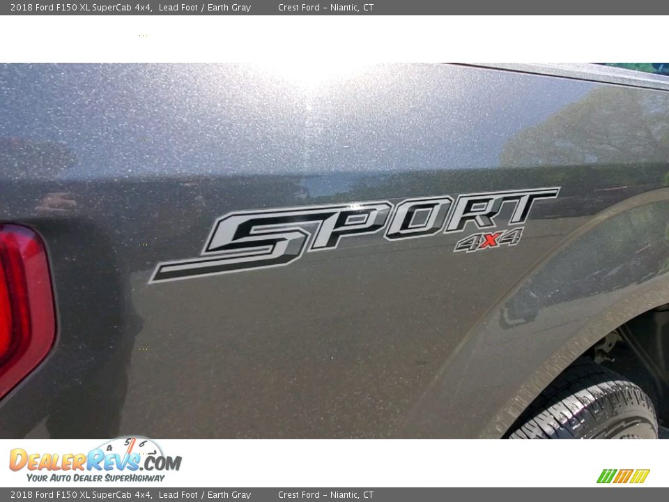 2018 Ford F150 XL SuperCab 4x4 Lead Foot / Earth Gray Photo #9