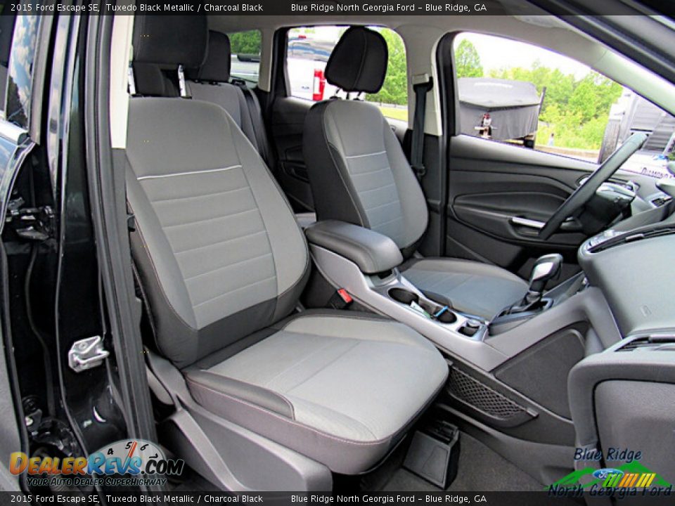 2015 Ford Escape SE Tuxedo Black Metallic / Charcoal Black Photo #12