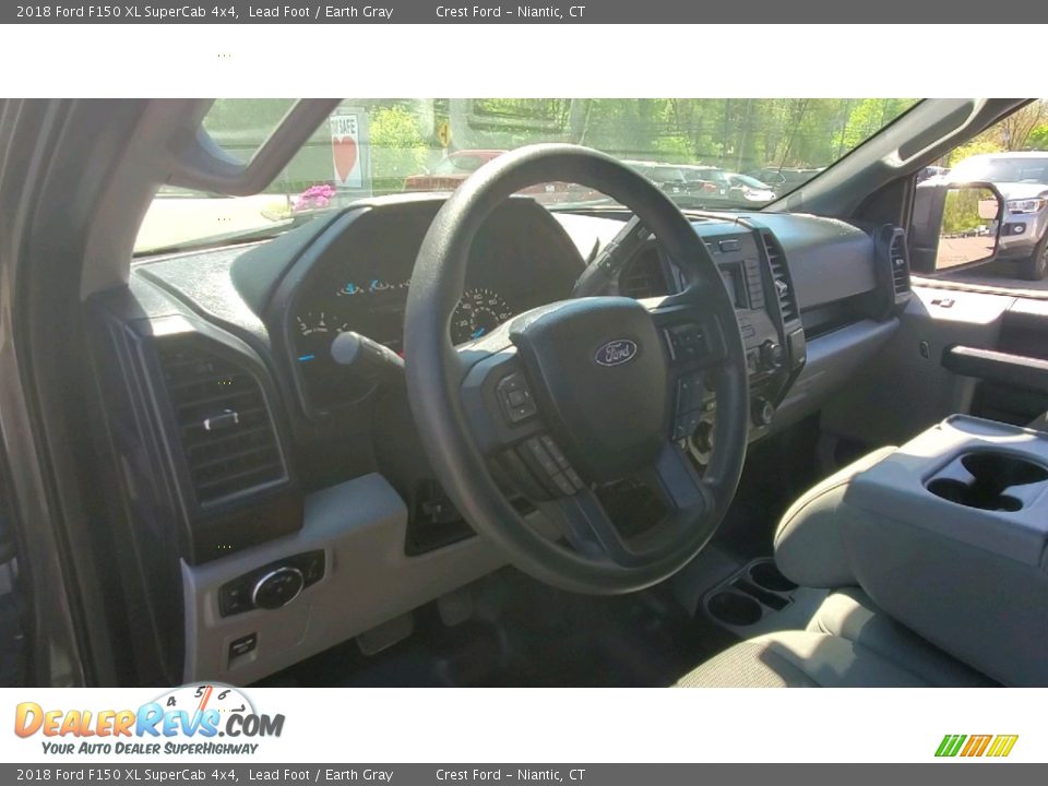 2018 Ford F150 XL SuperCab 4x4 Lead Foot / Earth Gray Photo #10