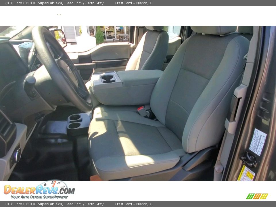 2018 Ford F150 XL SuperCab 4x4 Lead Foot / Earth Gray Photo #11