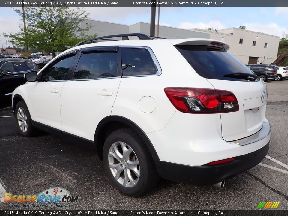 2015 Mazda CX-9 Touring AWD Crystal White Pearl Mica / Sand Photo #2