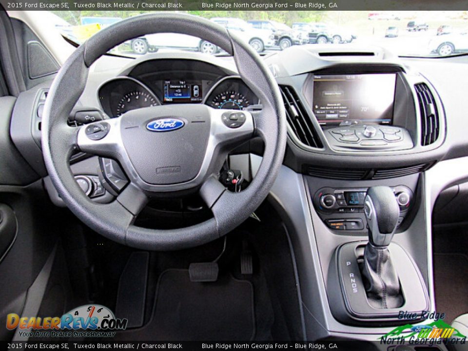 2015 Ford Escape SE Tuxedo Black Metallic / Charcoal Black Photo #15