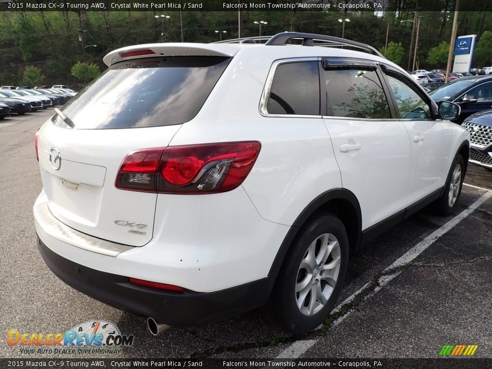 Crystal White Pearl Mica 2015 Mazda CX-9 Touring AWD Photo #4