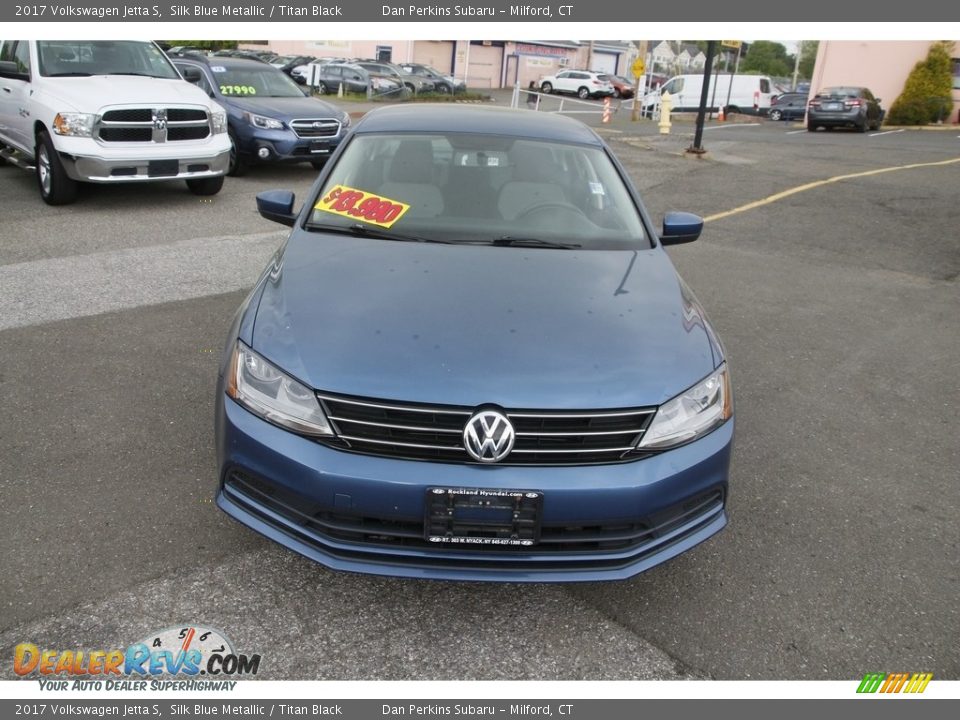 2017 Volkswagen Jetta S Silk Blue Metallic / Titan Black Photo #2