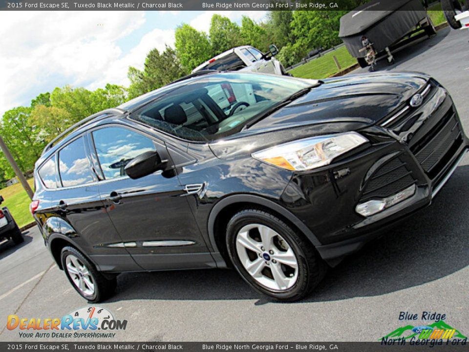 2015 Ford Escape SE Tuxedo Black Metallic / Charcoal Black Photo #26